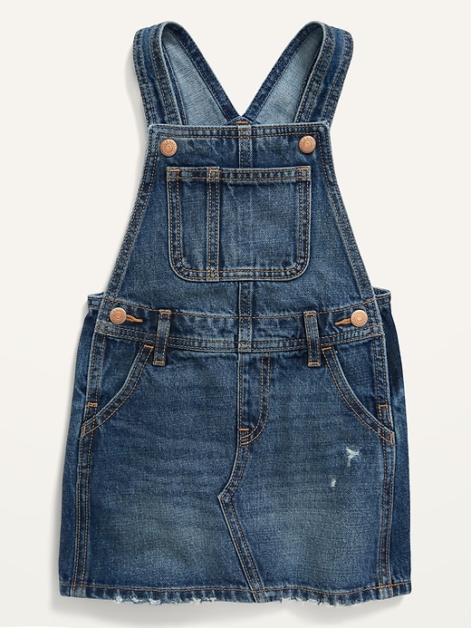 View large product image 1 of 2. Distressed Jean Skirtall for Toddler Girls