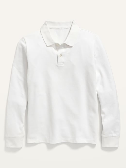 School Uniform Long-Sleeve Polo Shirt for Boys | Old Navy