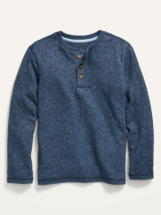 Old Navy - Cozy Long-Sleeve Henley T-Shirt for Boys