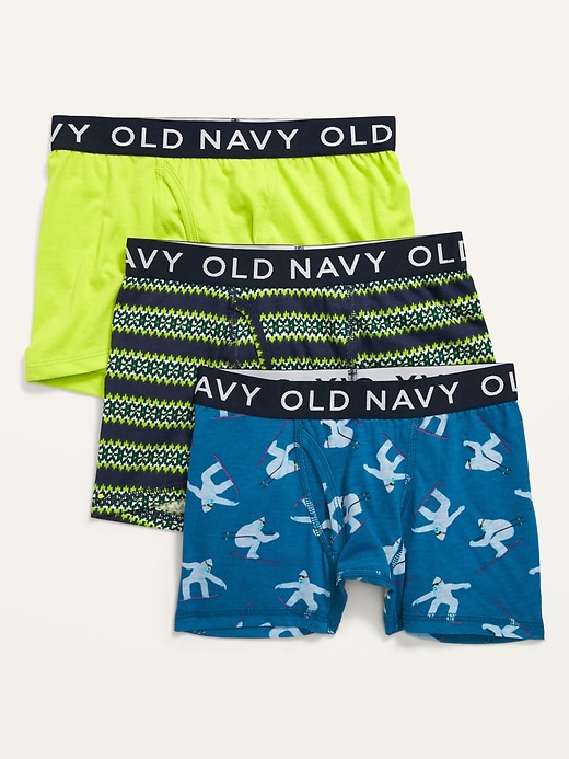 Old Navy Boxer-Briefs Underwear 3-Pack for Boys. 1