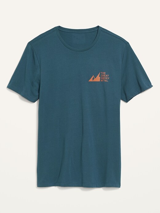 Image number 1 showing, Soft-Washed Graphic T-Shirt for Men