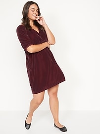 Green velvet outlet dress old navy