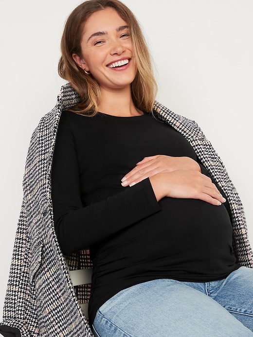 Maternity 2-Pack Fitted Crew-Neck T-Shirt