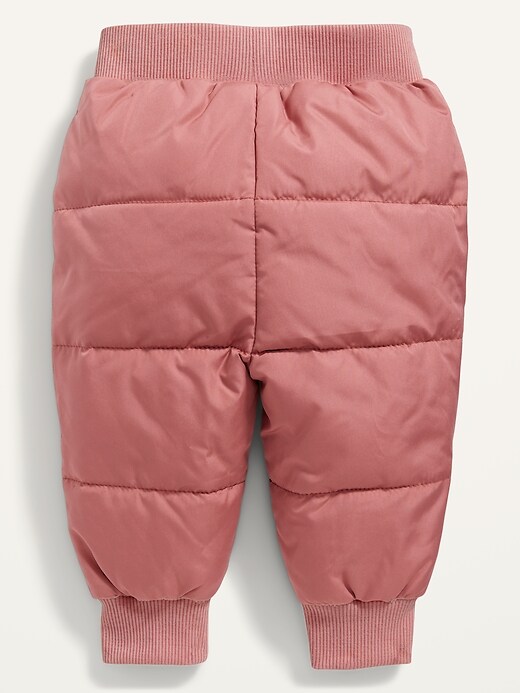 Unisex Rib-Knit-Waist Frost Free Puffer Pants for Baby