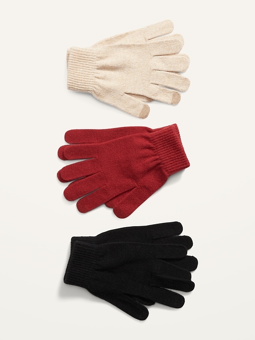 Old Navy Text-Friendly Gloves 3-Pack For Women. 1