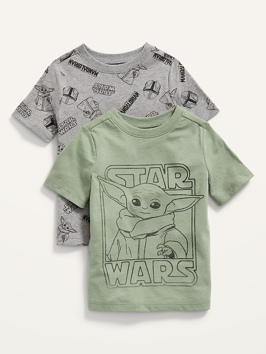 View large product image 1 of 2. Star Wars: The Mandalorian&#153 Unisex T-Shirt 2-Pack for Toddler