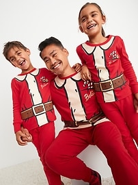 View large product image 3 of 3. Matching Holiday Costume Graphic Pajama Set