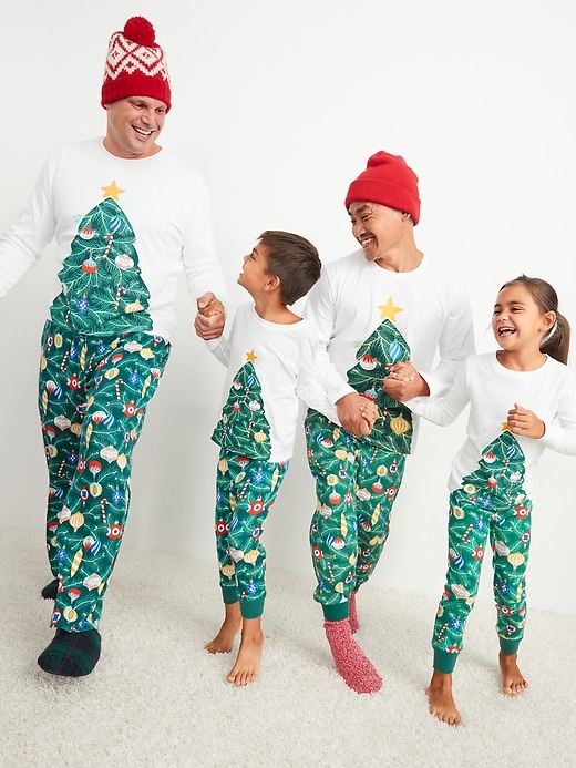 View large product image 2 of 2. Matching Holiday Costume Graphic Pajama Set