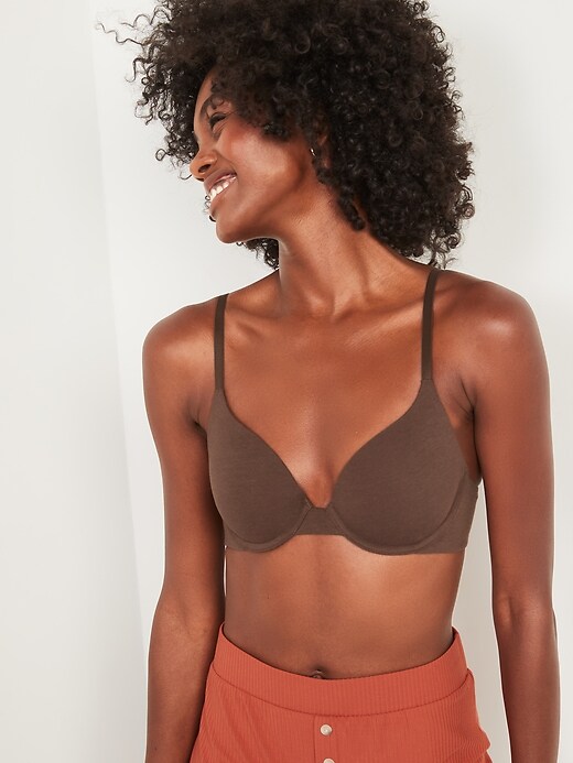 Image number 6 showing, Jersey Full-Coverage Underwire Bra for Women