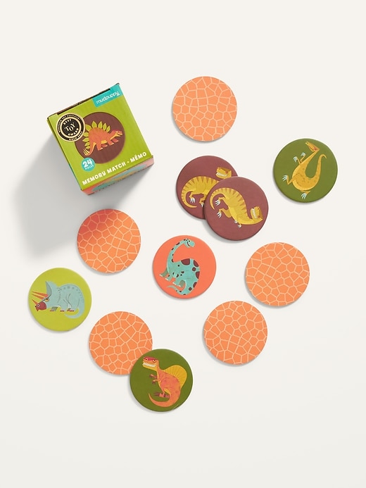 View large product image 2 of 2. Mudpuppy&#153 Mighty Dinosaurs Mini Memory Match Game for Kids