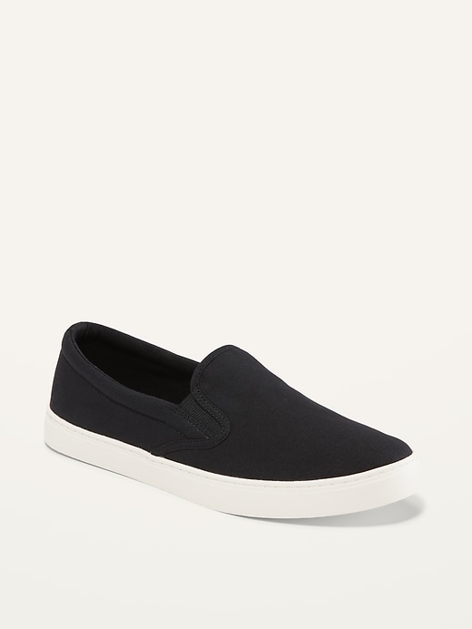Image number 1 showing, Canvas Slip-On Sneakers For Women