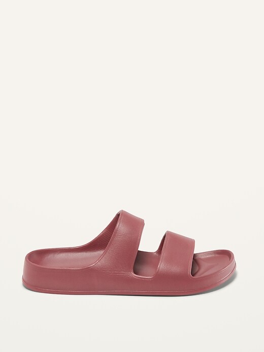 Image number 5 showing, Solid-Color Eva Double-Strap Slide Sandals For Women