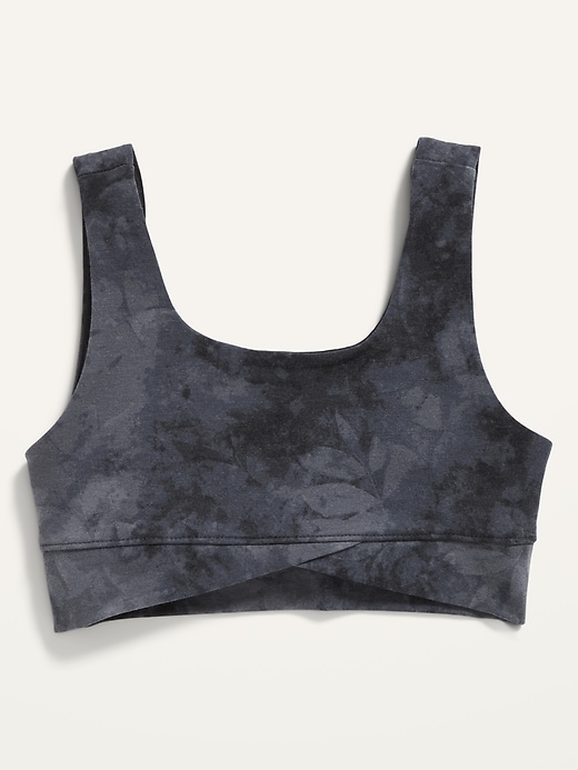 View large product image 2 of 3. PowerChill Wrap-Front Hem Sports Bra for Girls