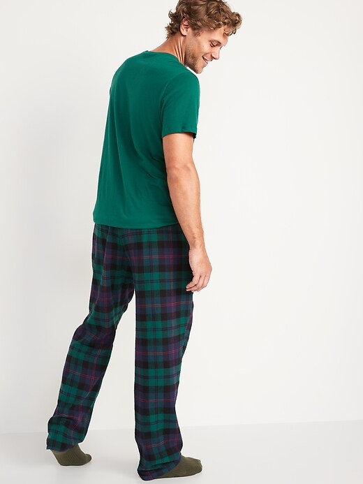 Image number 7 showing, Matching Plaid Flannel Pajama Pants for Men