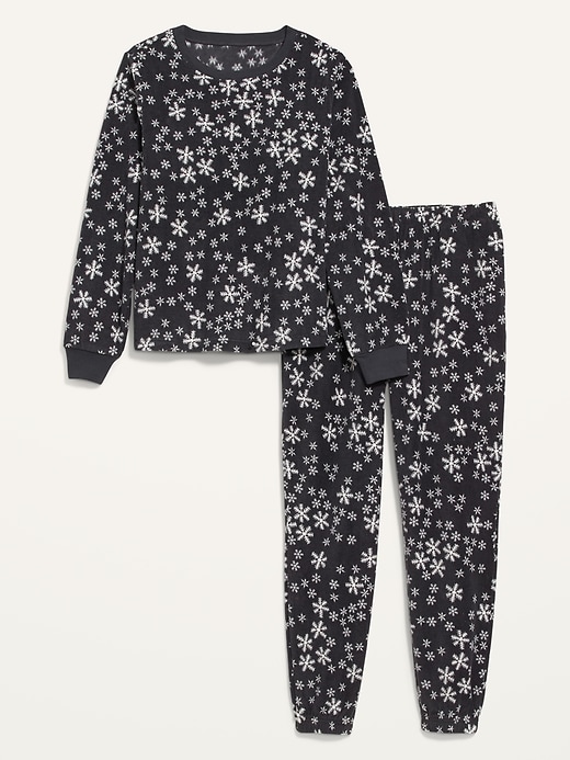Image number 4 showing, Matching Printed Microfleece Pajama Set