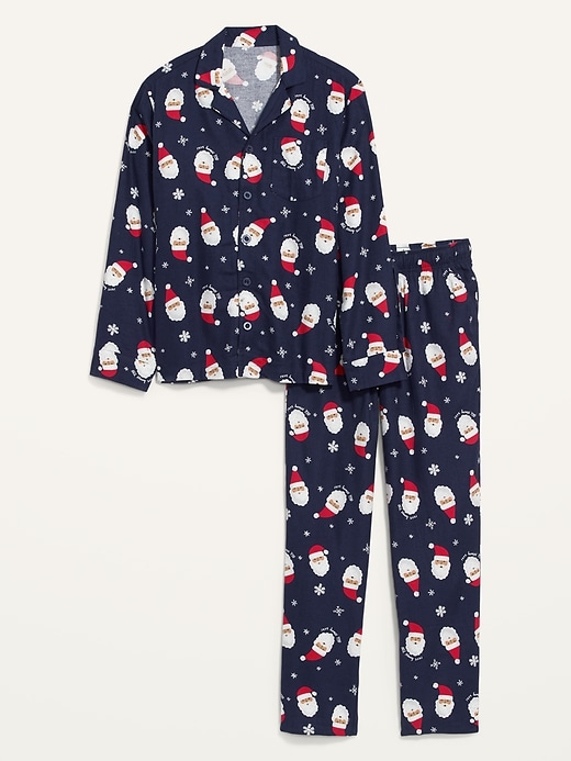 View large product image 2 of 3. Matching Holiday Flannel Pajamas Set