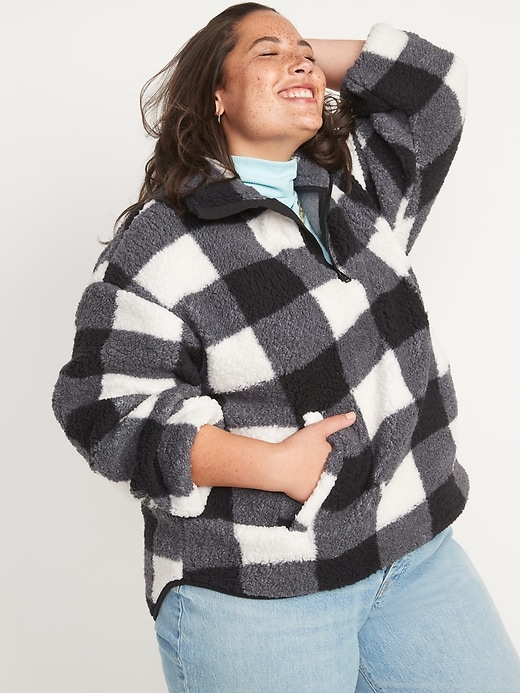 Image number 7 showing, Cozy Sherpa Quarter-Zip Pullover Sweater