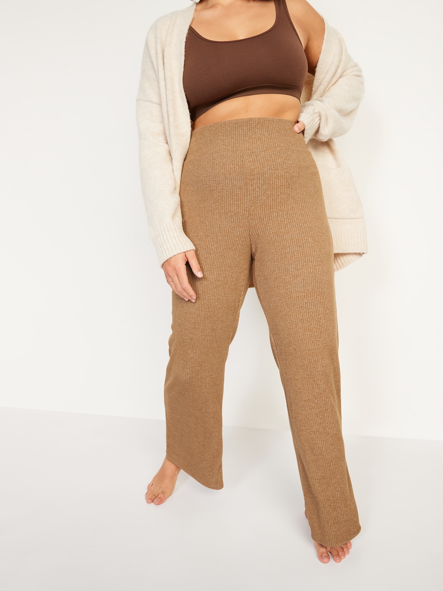 Love Fire Girl's Ribbed Flare Pants