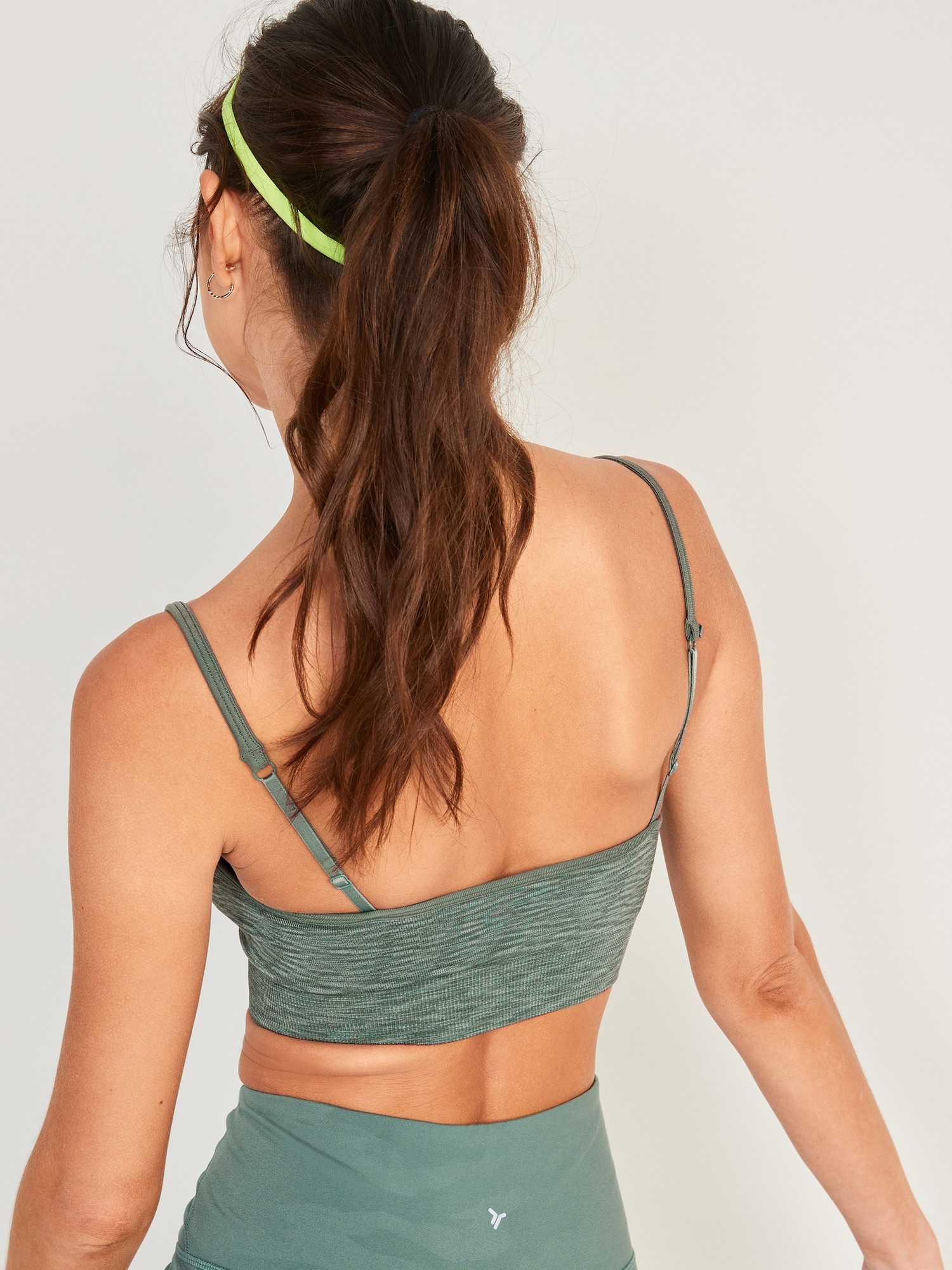 Old Navy Light Support Seamless Convertible Racerback Sports Bra for Women  XS-4X