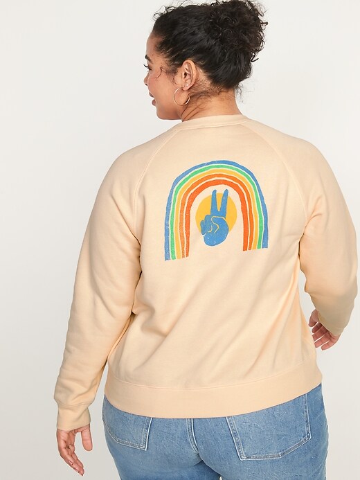 Image number 8 showing, Vintage Crew-Neck Sweatshirt for Women