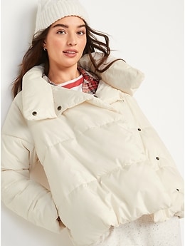 old navy womens puffer jacket