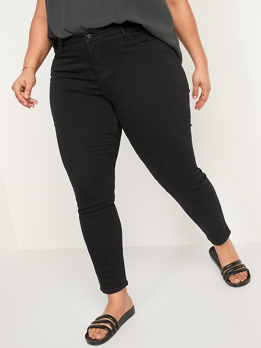 Image number 7 showing, High-Waisted Rockstar Built-In Warm Super Skinny Jeans for Women