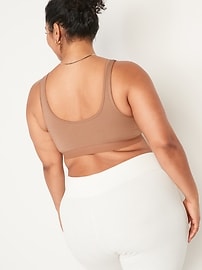 View large product image 8 of 8. Supima® Cotton-Blend Bralette Top