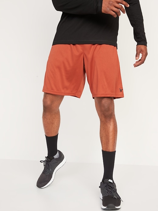 View large product image 1 of 3. Go-Dry Side-Stripe Shorts - 9-inch inseam