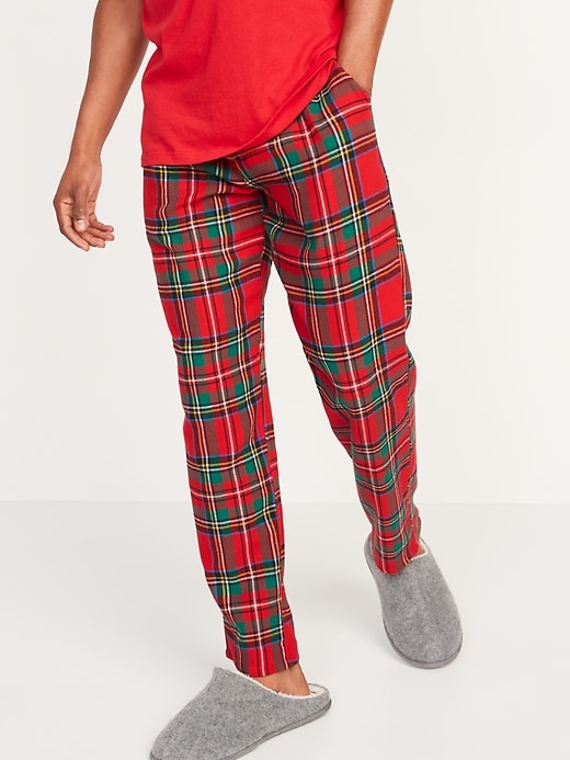 Old Navy Matching Plaid Flannel Pajama Pants for Men. 1