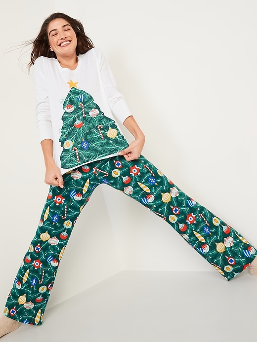 Image number 4 showing, Holiday Graphic Pajama Set