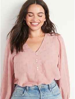 old navy plus size tops