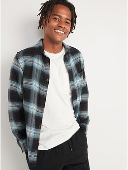 old navy plaid shirts for men