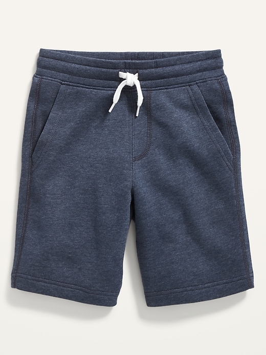 Old Navy Flat-Front Fleece Jogger Shorts for Boys. 1