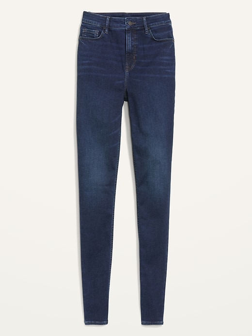 Image number 4 showing, FitsYou Extra High-Waisted Rockstar Super-Skinny Jeans