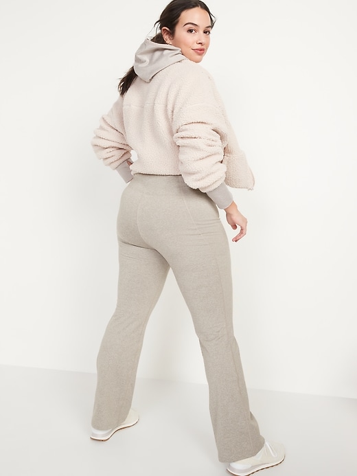 Image number 2 showing, High-Waisted CozeCore Flare Pants