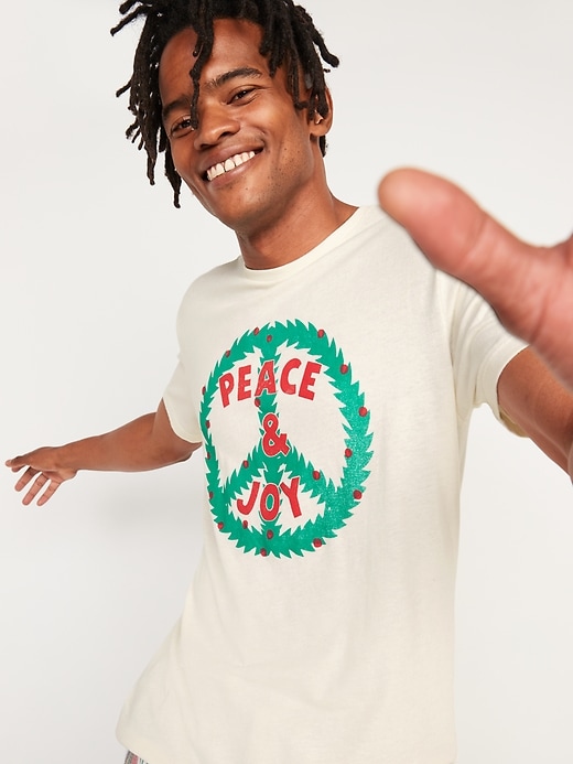 Image number 1 showing, Matching Holiday Graphic T-Shirt