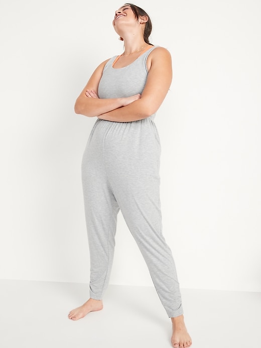 Image number 1 showing, UltraLite Sleeveless Cropped Jumpsuit