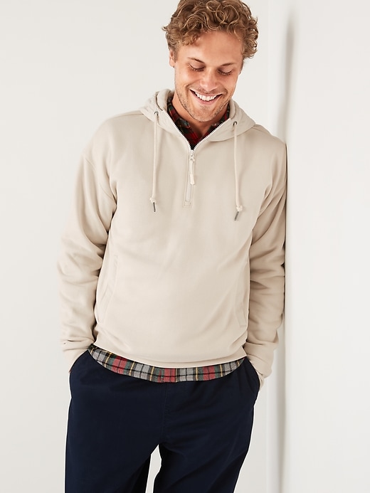 Modalite.net - Old Navy - Quarter-Zip Hybrid Hoodie for Men