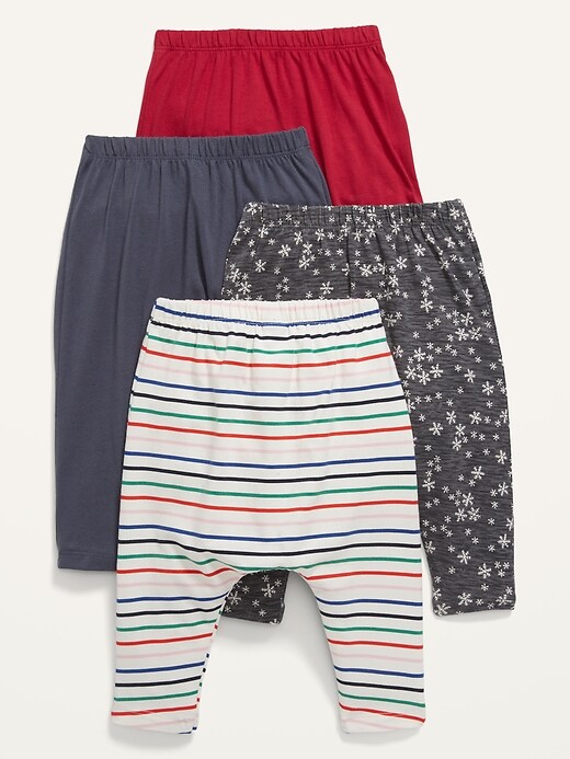 Unisex Jersey-Knit Pants 4-Pack for Baby | Old Navy