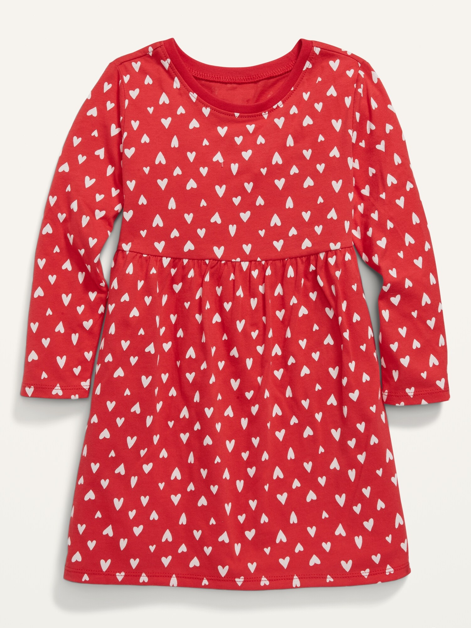 Patterned JerseyKnit LongSleeve Dress for Baby Girls Old Navy