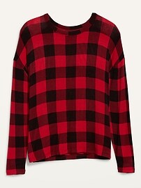 Long-Sleeve Oversized Printed T-Shirt for Women | Old Navy