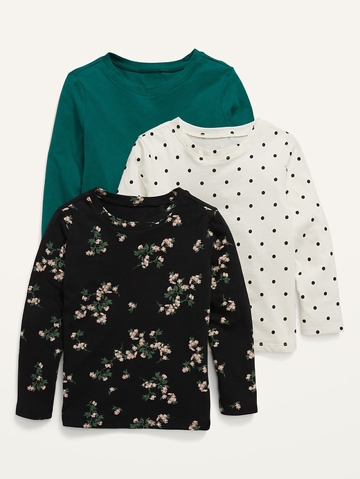 Old Navy Long-Sleeve T-Shirt 3-Pack for Toddler Girls. 1