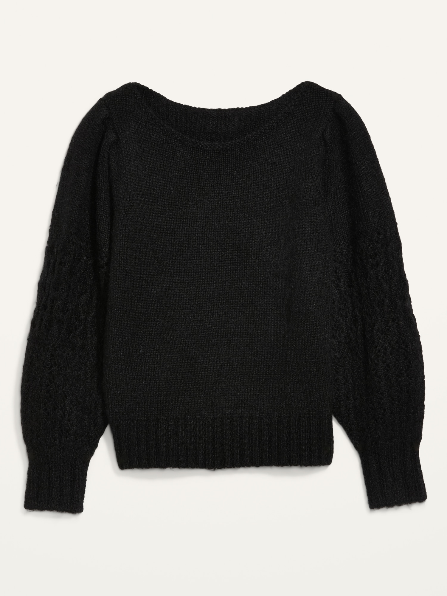 Boat-Neck Pointelle-Knit Sweater for Women | Old Navy