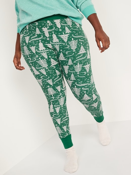 Image number 7 showing, Matching Printed Thermal-Knit Pajama Leggings