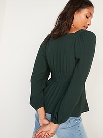 old navy long sleeve blouse