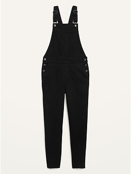 old navy overalls black