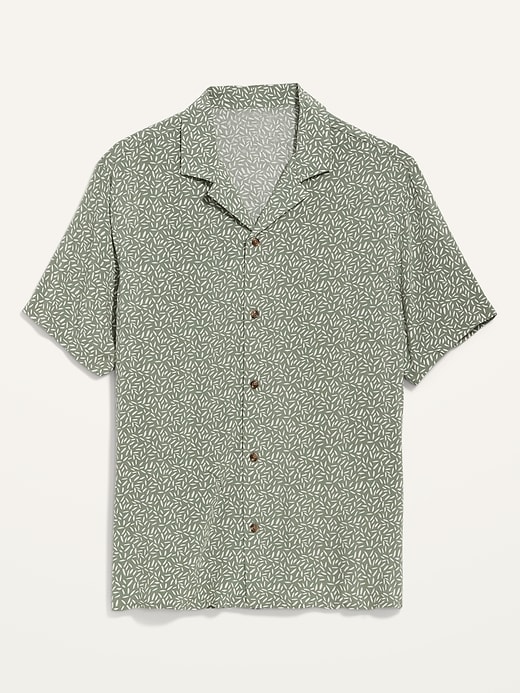 Image number 4 showing, Printed Short-Sleeve Camp Shirt