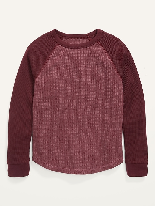 View large product image 1 of 1. Thermal-Knit Long-Sleeve T-Shirt for Boys