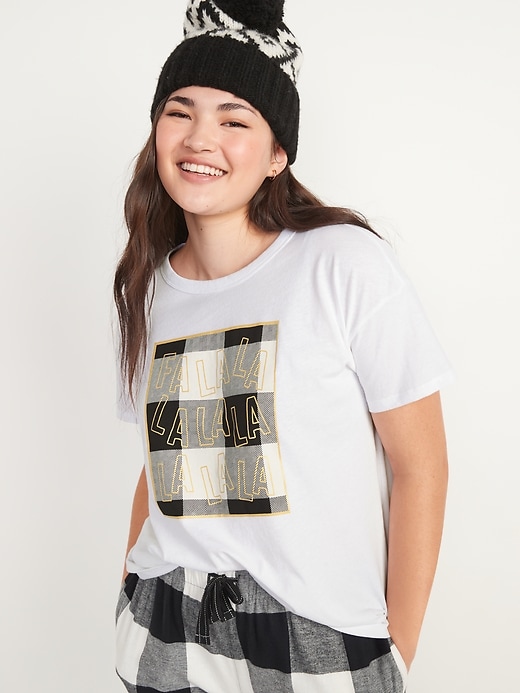 Old Navy Matching Holiday Graphic TShirt for Women