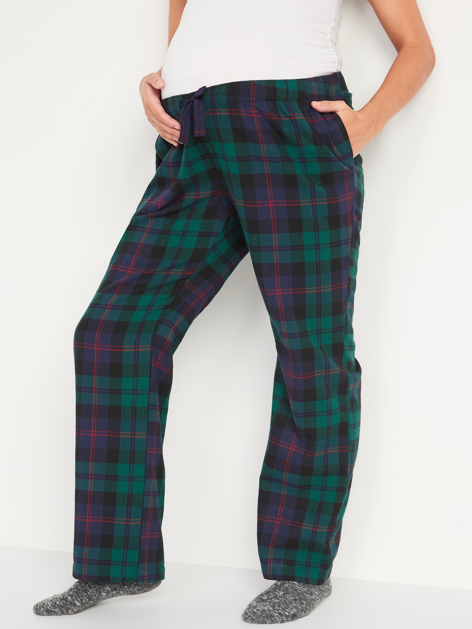 old navy flannel pants